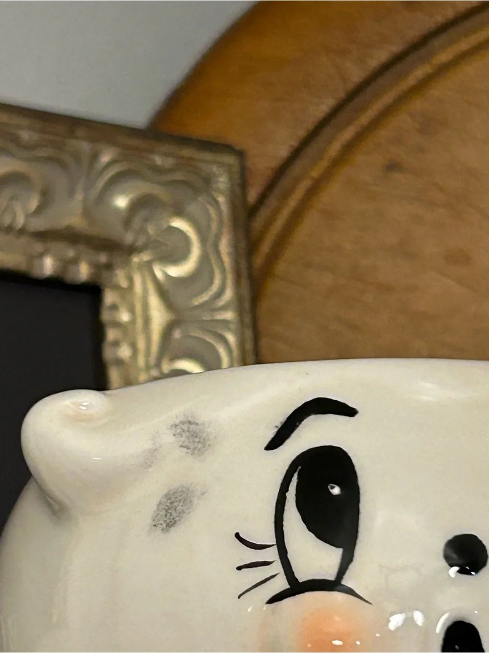 Joanna Parker Vintage Looking Ceramic Ghost Salt and Pepper Shakers New